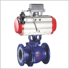 氣動襯氟調(diào)節(jié)球閥 