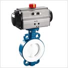 氣動(dòng)襯氟蝶閥