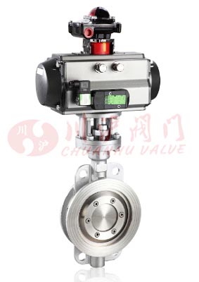 氣動(dòng)對(duì)夾蝶閥