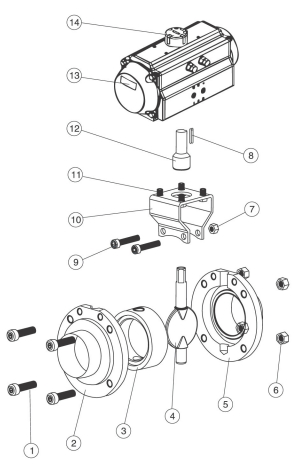 氣動(dòng)衛(wèi)生級(jí)蝶閥