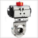 氣動(dòng)衛(wèi)生級(jí)焊接蝶閥